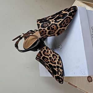 Calvin Klein leopard print shoes